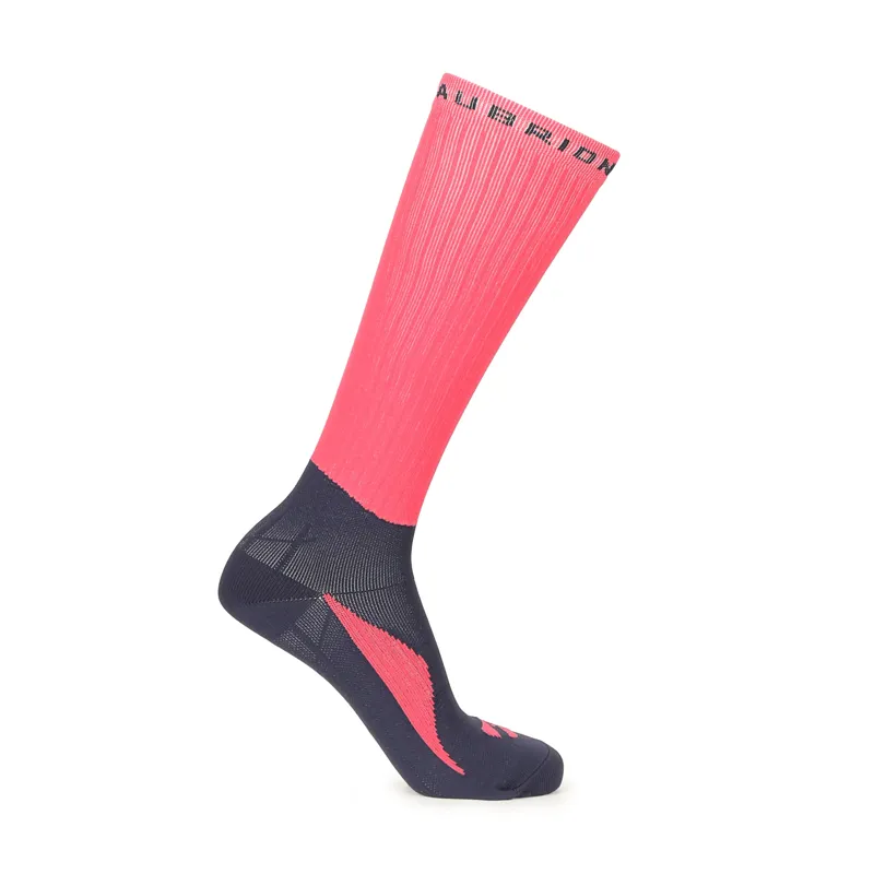Aubrion Tempo Tech Socks Coral Adult