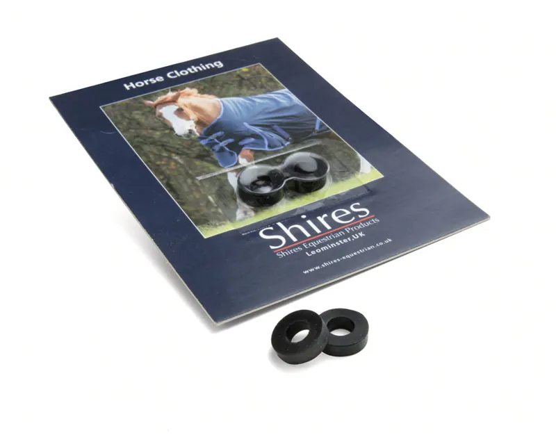 Shires One Pair Rubber Spare Surcingle Rings
