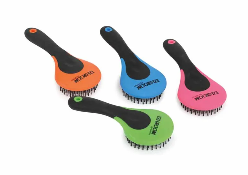 Ezi-Groom Grip Mane and Tail Brush Black-1