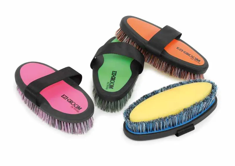 Ezi-Groom Grip Large Body Wash Brush Black-2