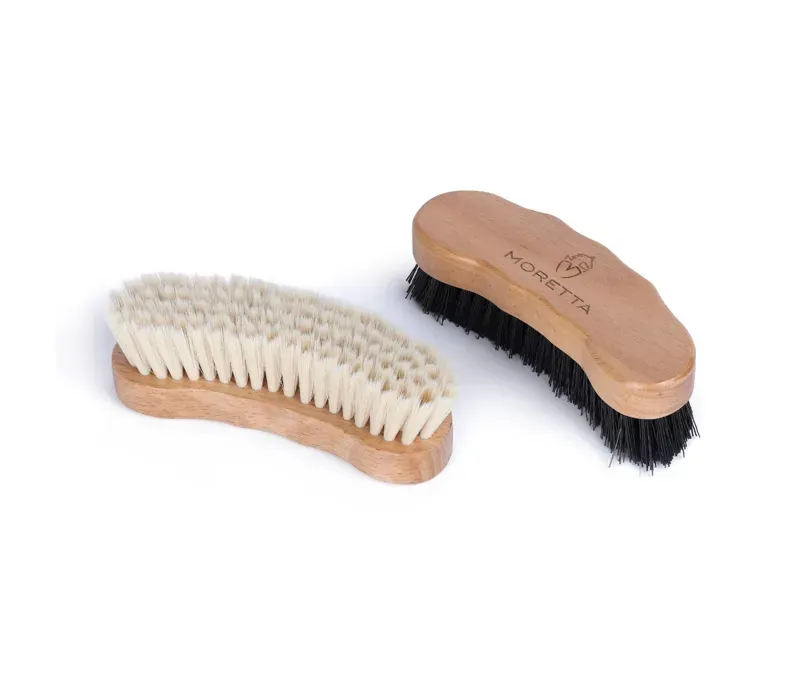 Moretta One Size Shoe Brush Set in Wood