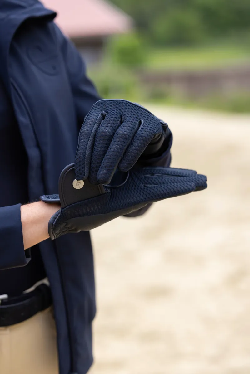 Covalliero Riding Gloves Dark Navy-1