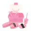Lincoln Star Pattern Grooming Kit Pink