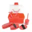 Lincoln Star Pattern Grooming Kit Red