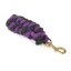 Shires Headcollar Lead Rope With Trigger Clip in Black/Purple