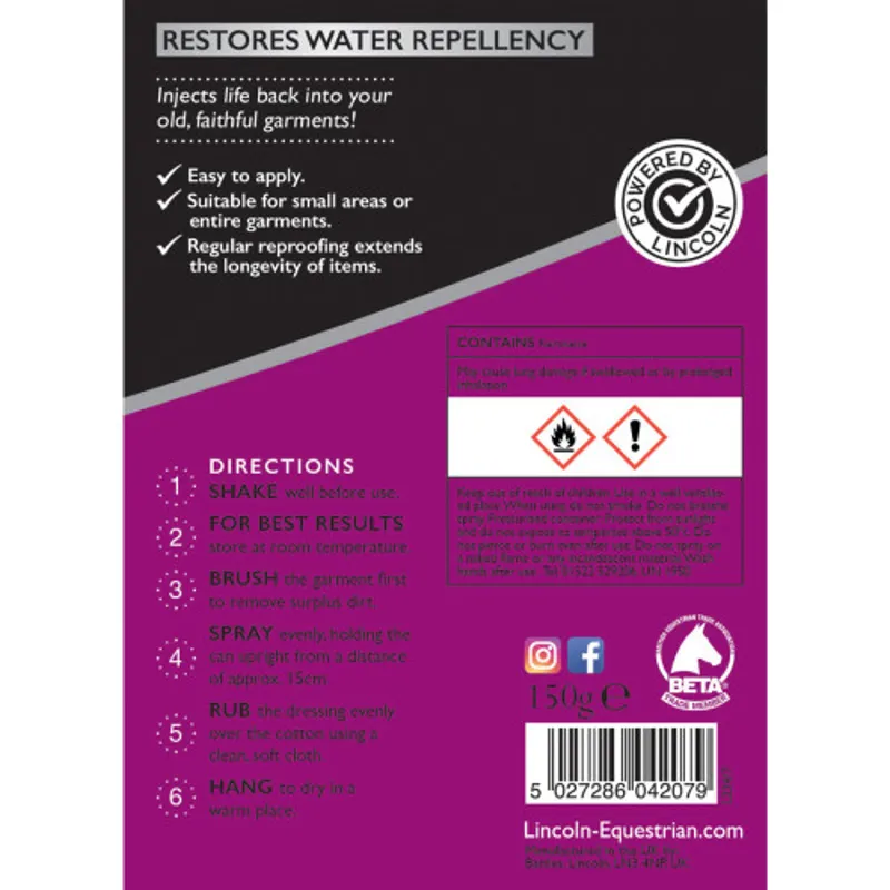 Bat Lincoln Wax Dress Aerosol -1