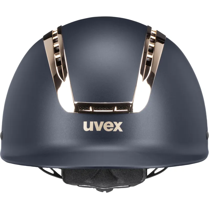Uvex Suxxeed Chrome Riding Hat Navy-1