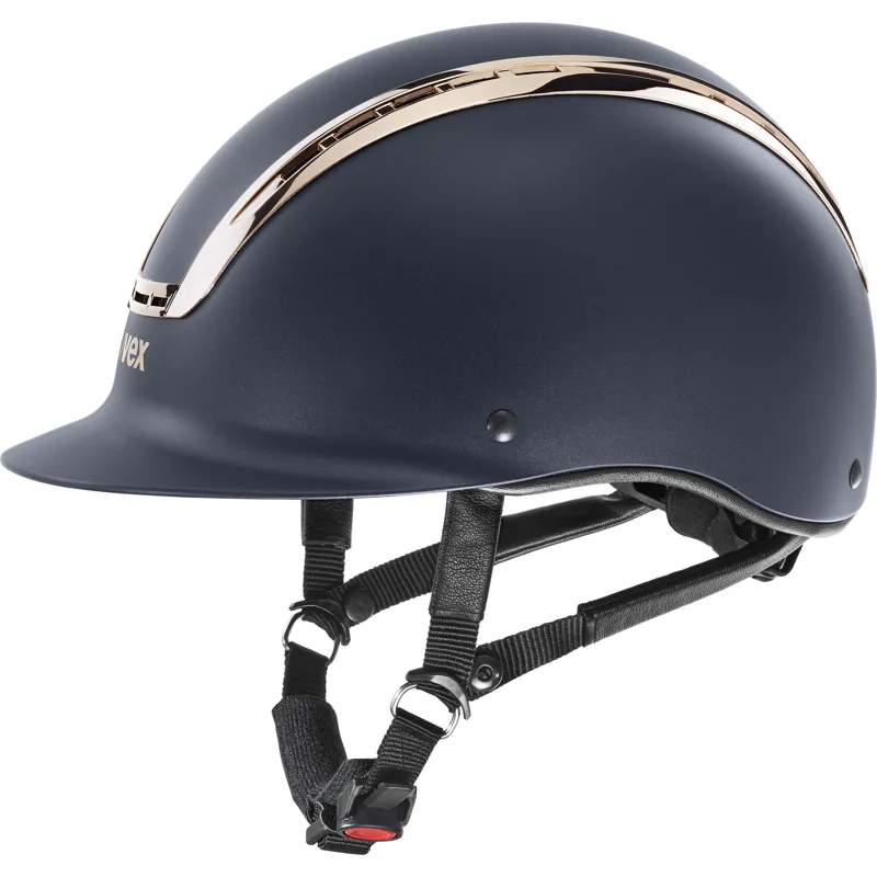 Uvex Suxxeed Chrome Riding Hat Navy