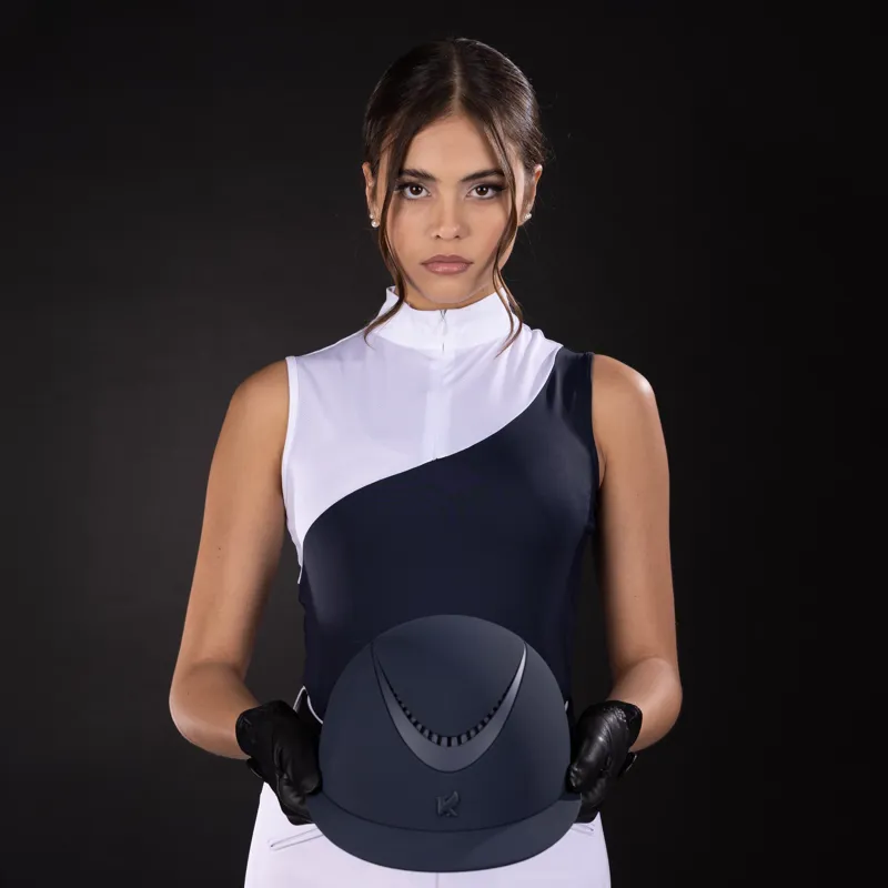 Karben Aria Ellipse Riding Hat Navy 52-54cm-2