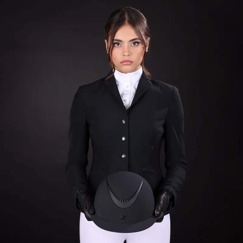 Karben Aria Ellipse Riding Hat Black 52-54cm-2