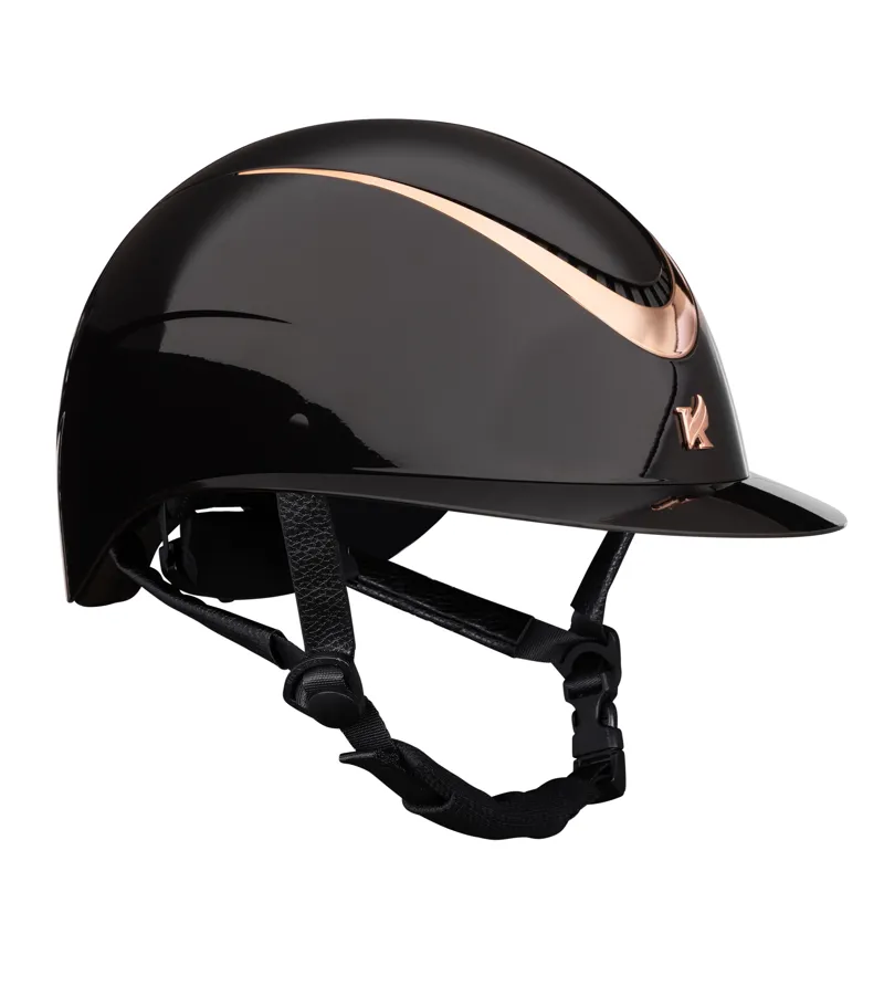 Karben Alina Ellipse Riding Hat Blk/Rose Gold 52-54cm-2