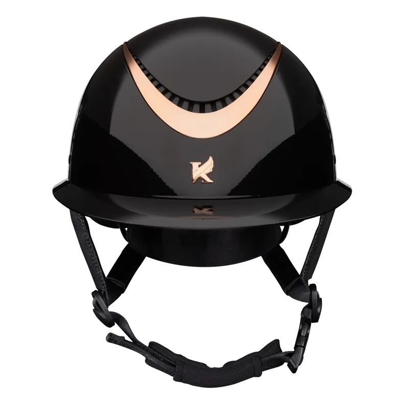 Karben Alina Ellipse Riding Hat Blk/Rose Gold 52-54cm