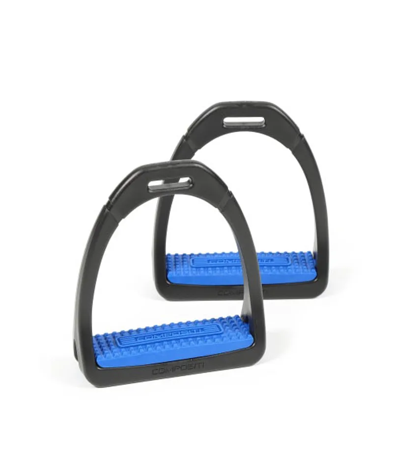Compositi Premium Profile Stirrups in Royal Blue