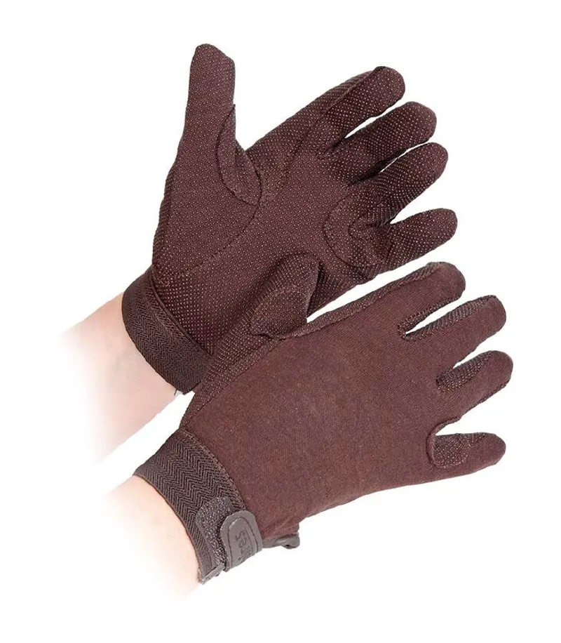 Shires Childs Newbury Gloves In Brown