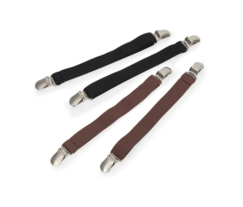 Shires Clothing Elastic Jodhpur Clips in Black