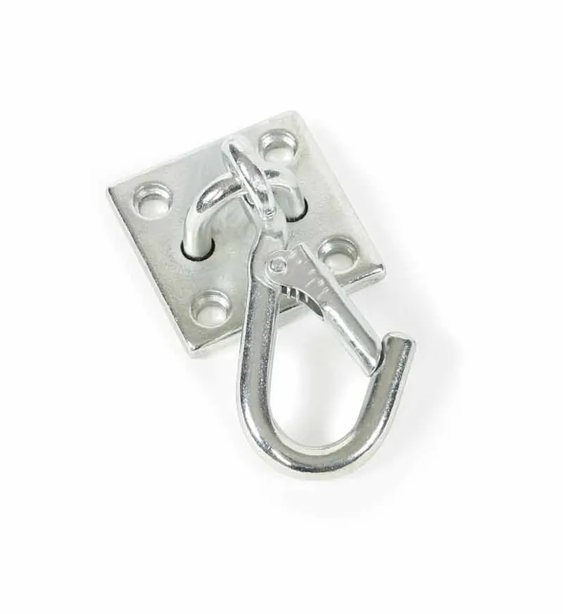 Shires  Metal Snap Hook On Wall Plate One Size