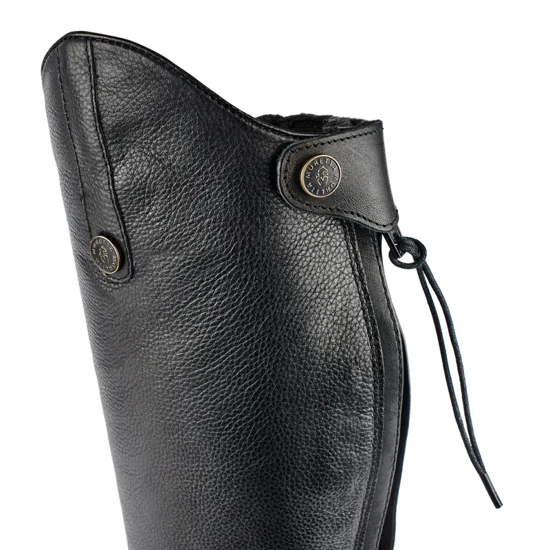 Moretta Gianna Riding Boots Black Short Height -2