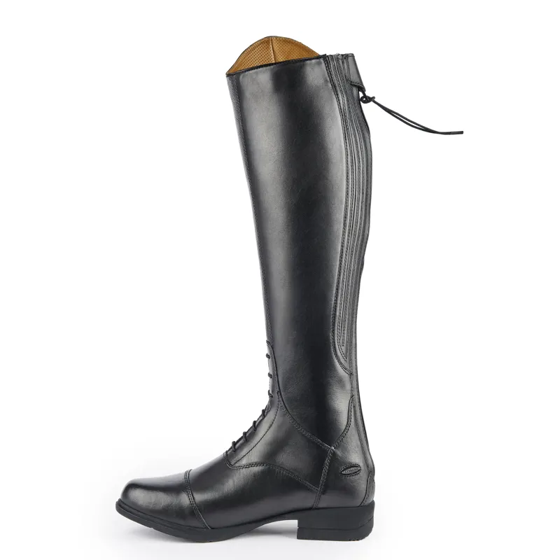 Moretta Gianna Riding Boots In Black Regular Height