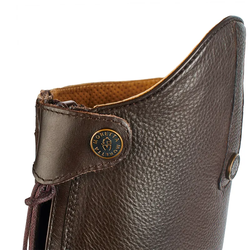 Moretta Gianna Riding Boots In Brown Regular Height-3