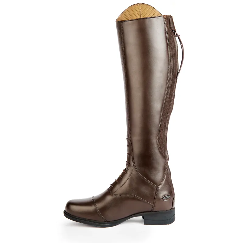 Moretta Gianna Riding Boots In Brown Regular Height