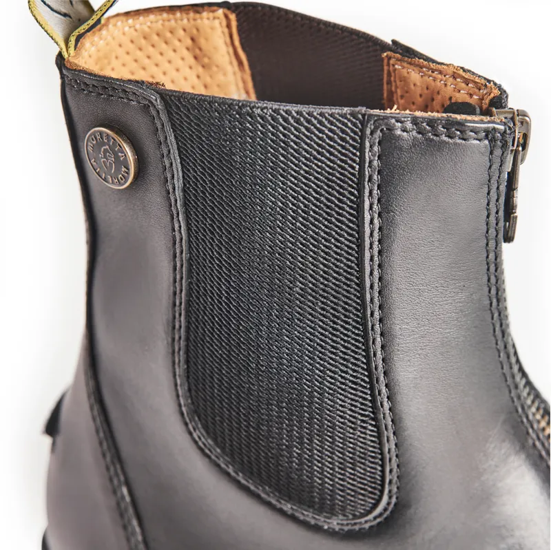 Moretta Rosetta Paddock Boots In Black 8/42-3