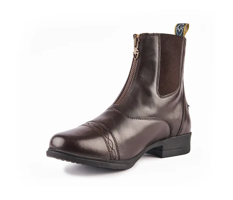 Moretta Rosetta Paddock Boots In Brown 9/43-3