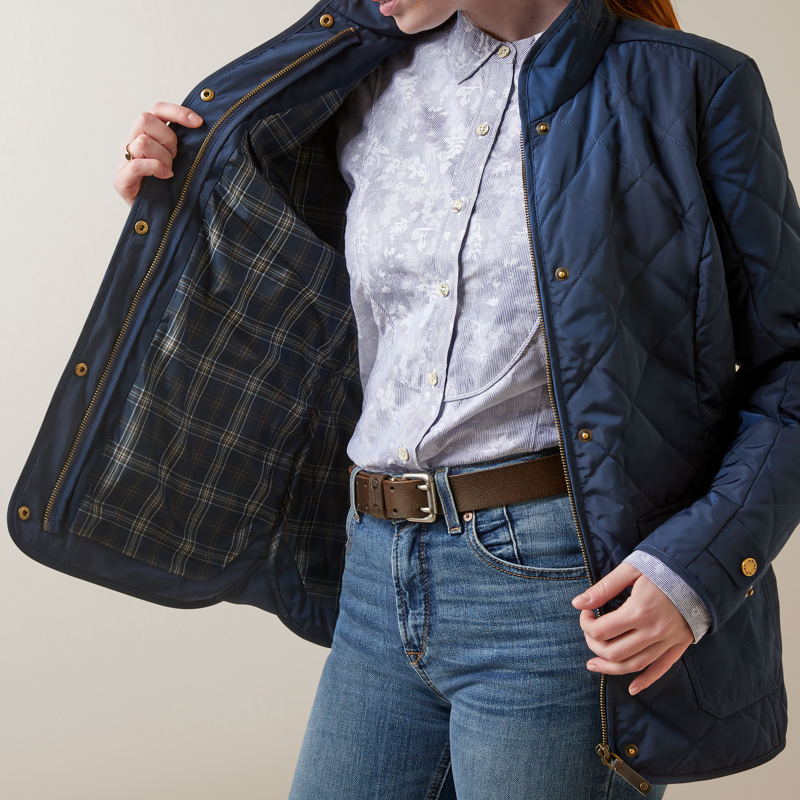 Ariat Womens Woodside Jacket Navy-2