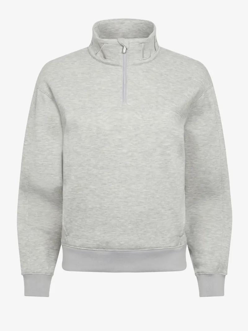LeMieux Kali Quarter Zip Sweater Grey Marl