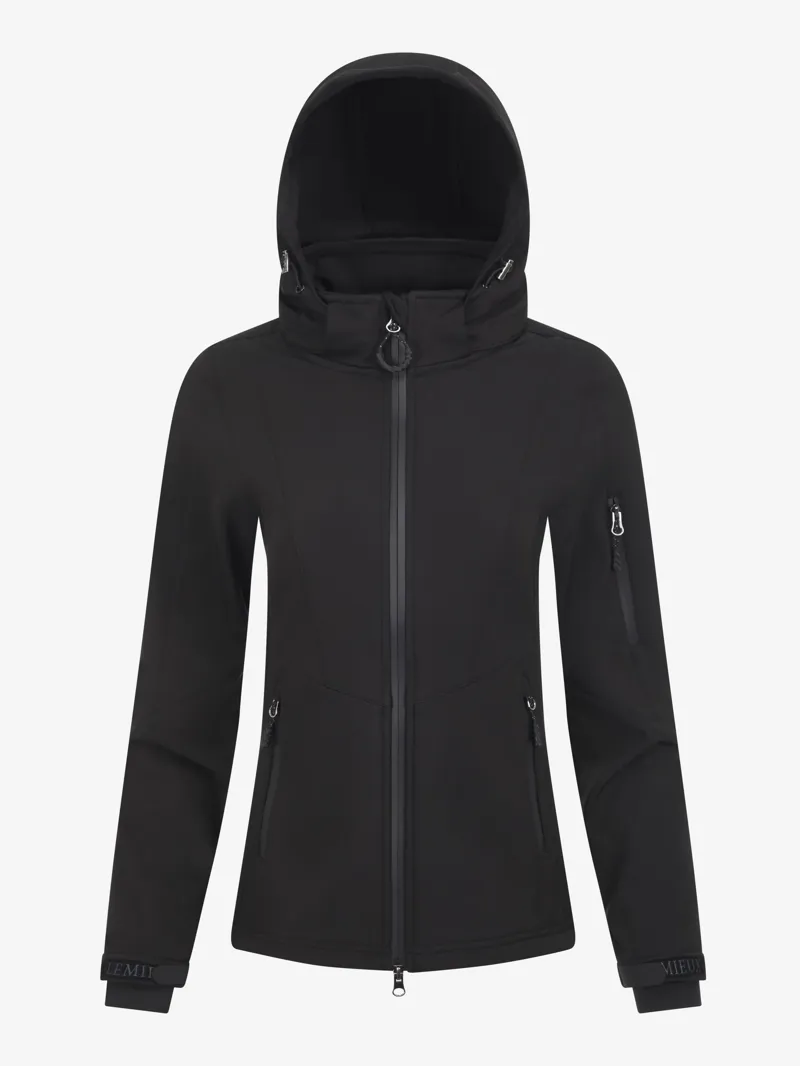 Le Mieux Celine Soft Shell Jacket Black-1