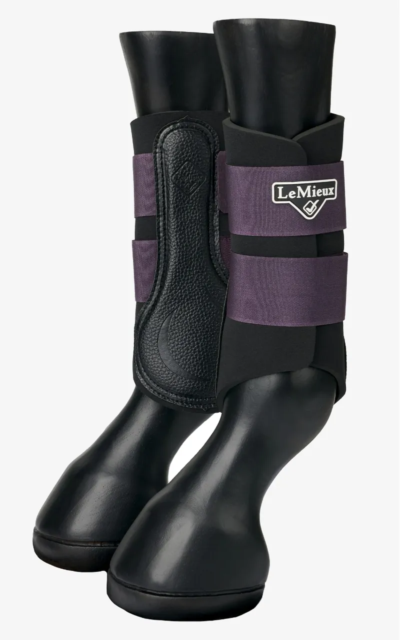 Lemieux Unisexs ProSport Grafter Brushing Boots Pair Horse Shoes & Boots Large Blackcurrant 