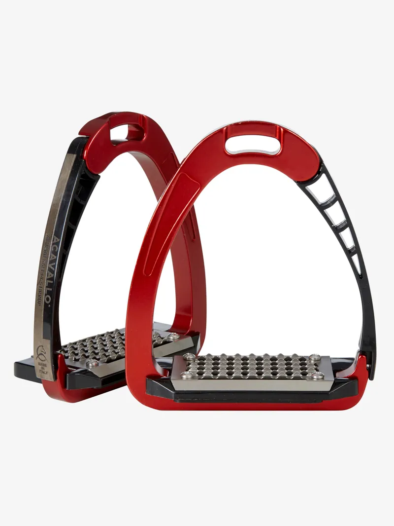 LeMieux Arena Safety Stirrup Red