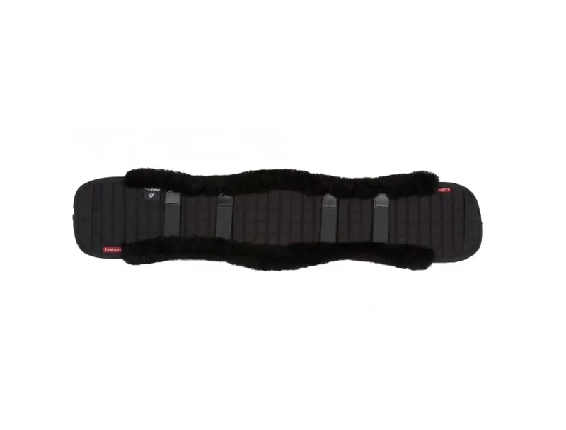 LeMieux Simuwool Dressage Girth Cover in Black