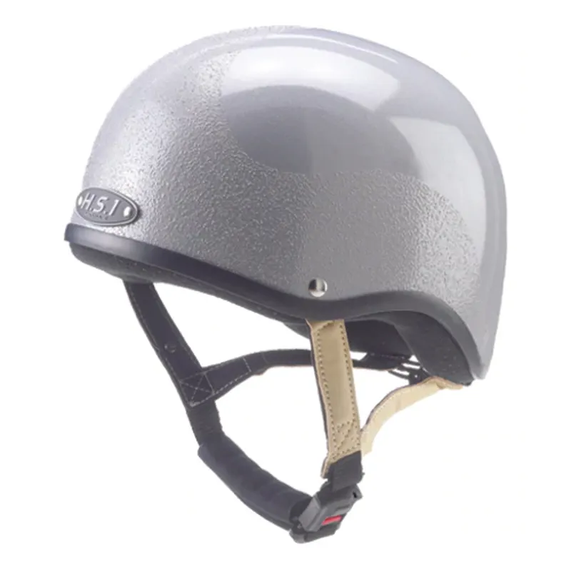 Gatehouse HS1 Jockey Skull Helmet in Silver