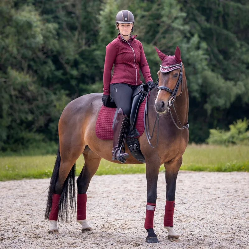 Lemieux Suede Dr Square Rioja Saddle Pad