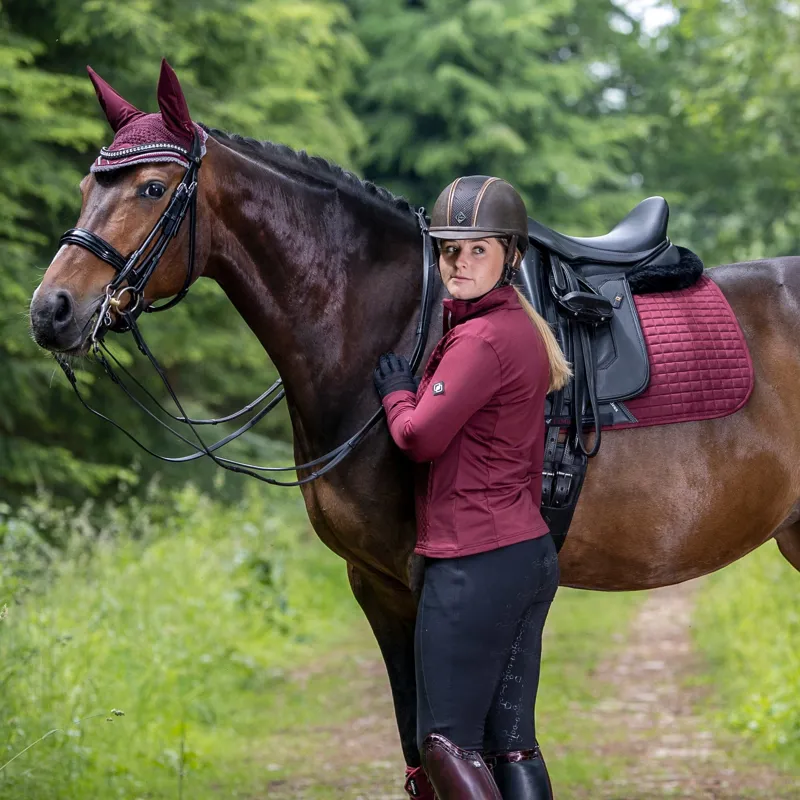 Lemieux Suede Dr Square Rioja Saddle Pad