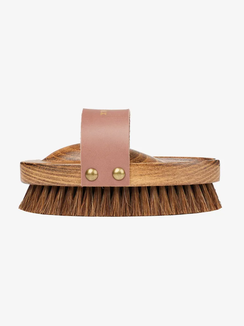 LeMieux Artisan Soft Speckled Grooming Brush Brown-1
