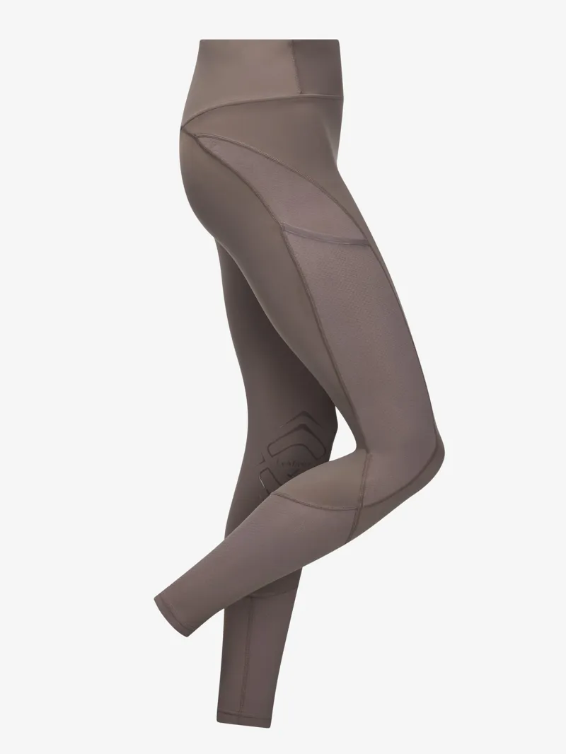 LeMieux Lydia Mesh Leggings Walnut-3