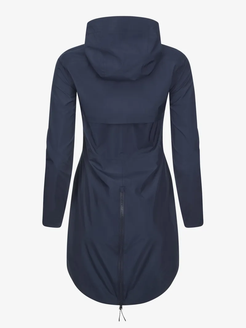 LeMieux Grace Long Waterproof Rain Jacket Navy-4