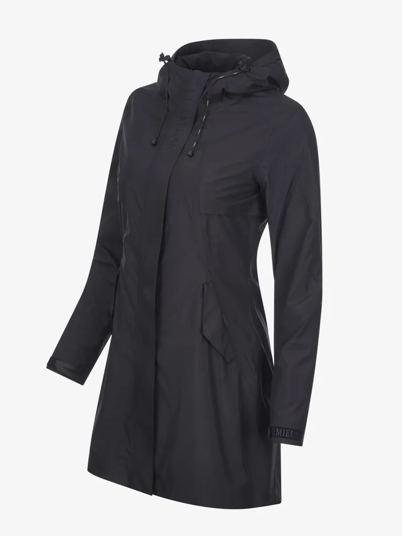 LeMieux Grace Long Waterproof Rain Jacket Black