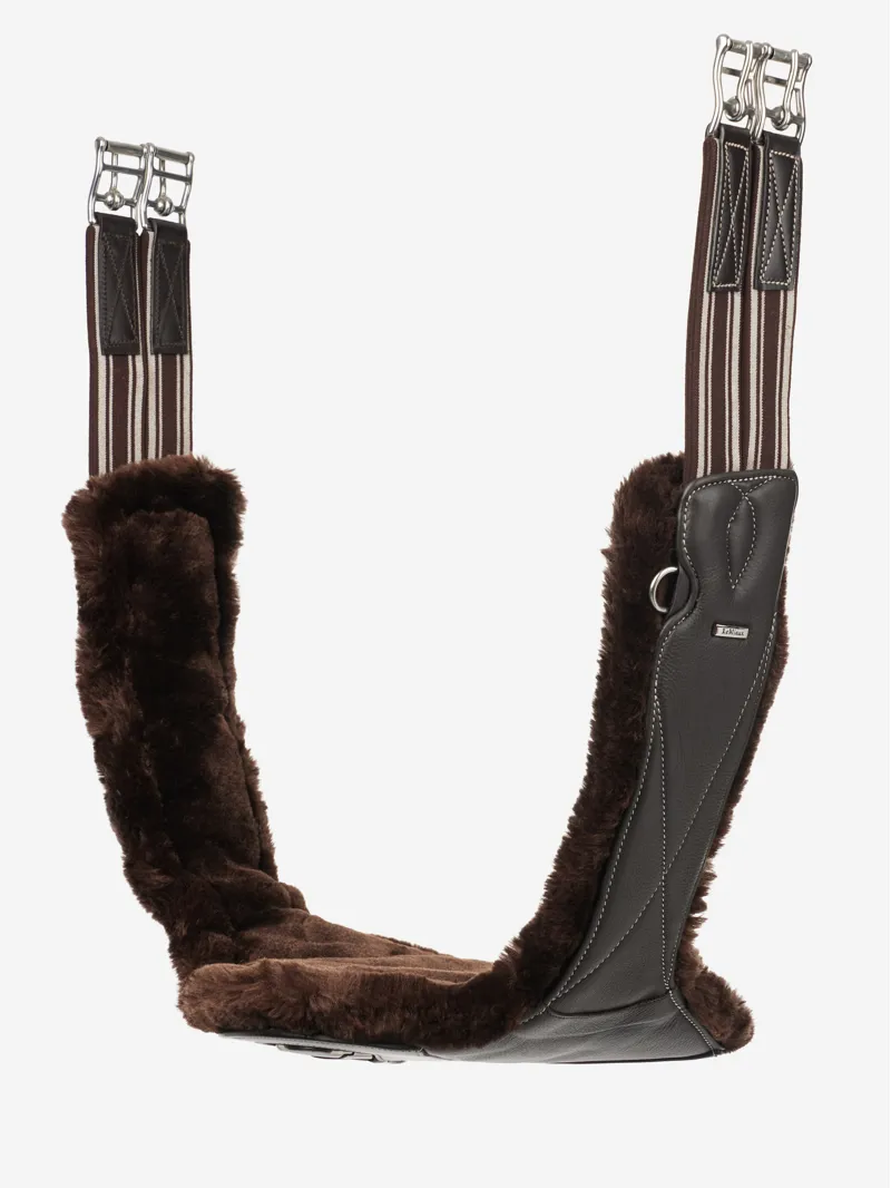 LeMieux Arika Simuwool Contoured Long Girth - Brown-1