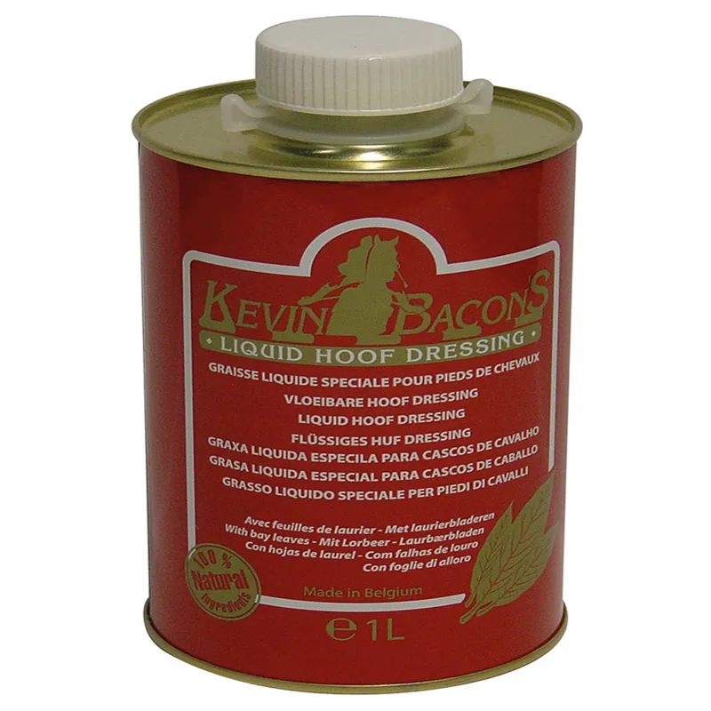 Kevin Bacons 1lt Liquid Hoof Dressing in Red