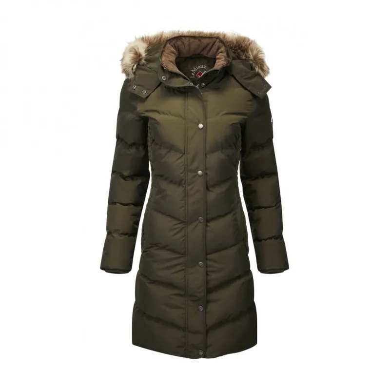 lemieux loire three quarter winter riding coat