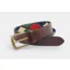 Ibex Of England Polo Belt Brown/Red/Green/Navy