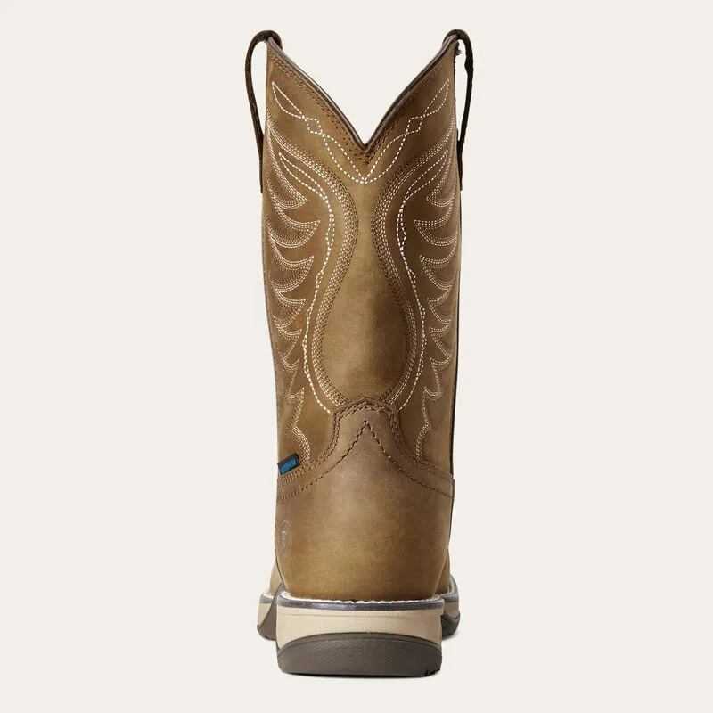 Ariat Women's Anthem Waterproof Western Boot in Distressed Brown-1