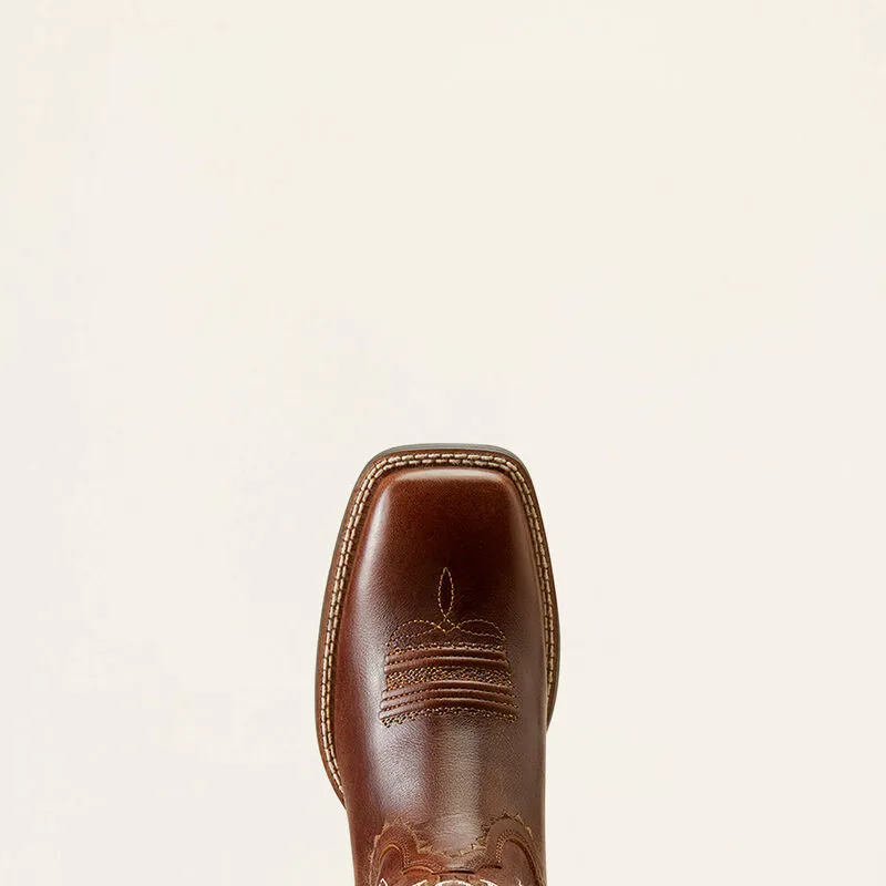Ariat Women's Round Up Skyler Square Toe Western Boot in Canyon Tan-5