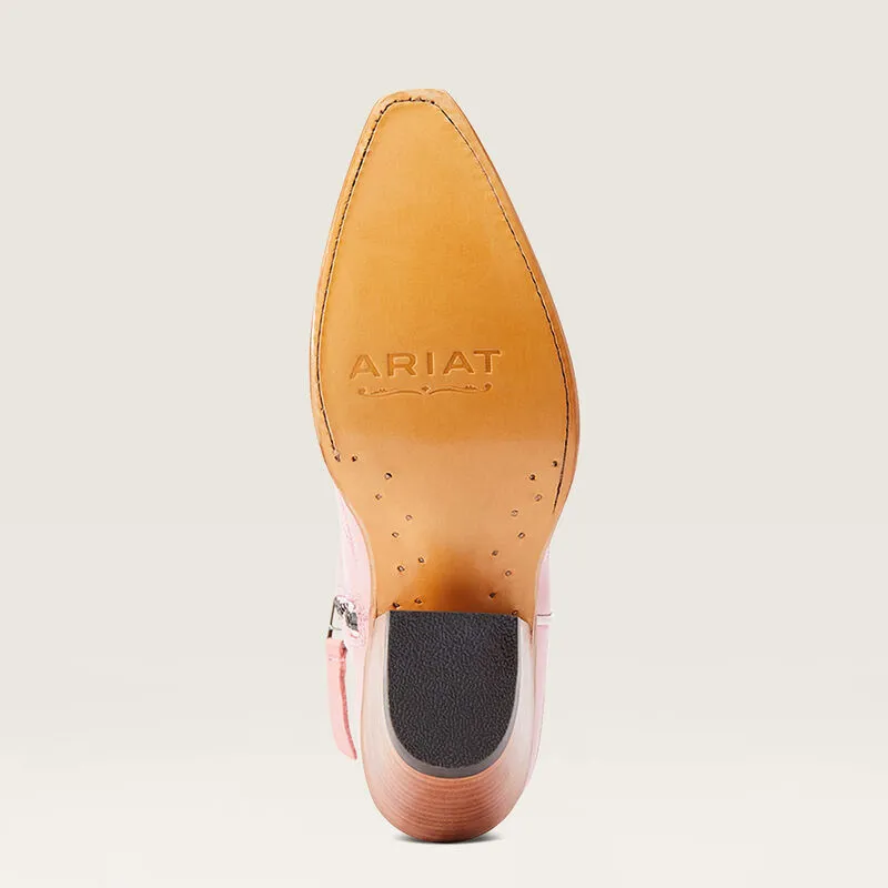Ariat Womens Casanova XToe Western Boot in Powder Pink-5