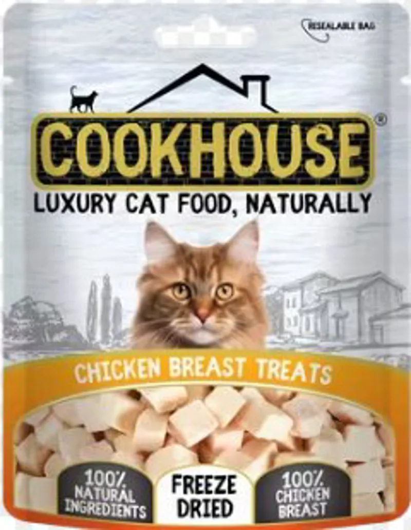 Cookhouse Luxury Cat Treats 100% Chicken Breast