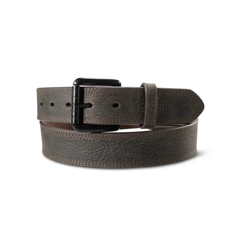 Ariat Work Triple Stitch Belt in Dark Brown