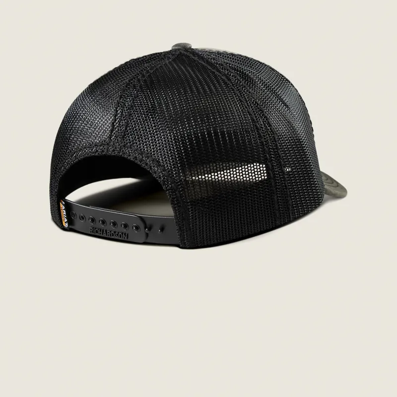 Ariat WorkHog Patch Snapback Cap in Charcoal Grey-1