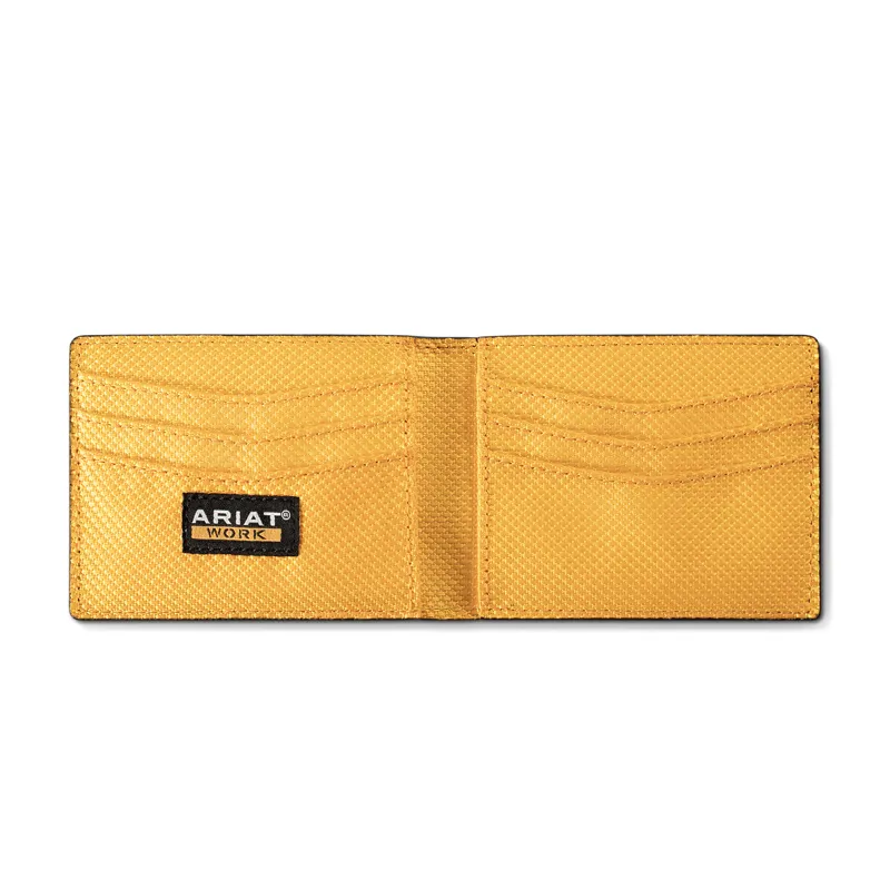 Ariat Work Canvas Bifold Wallet in Black-1